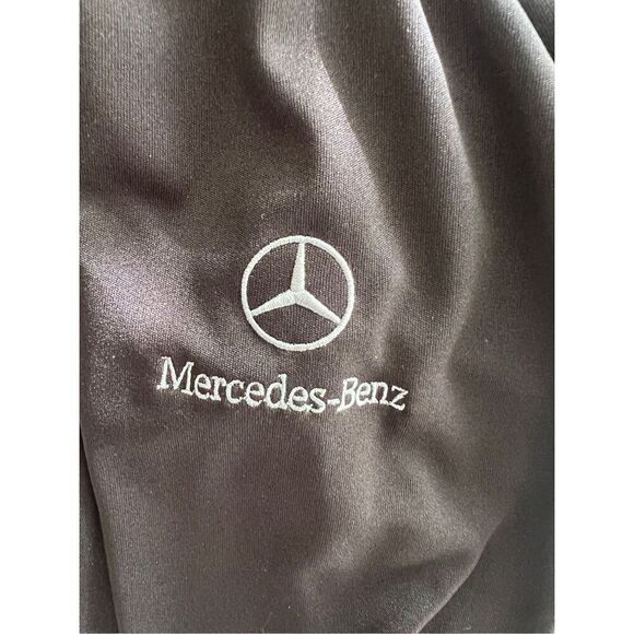 Eversole Run Black Performance 1/4 Zip Pullover Mercedes Benz embroidered Size L - Picture 4 of 6